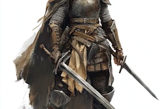 design  fantasy dnd character illustratio
