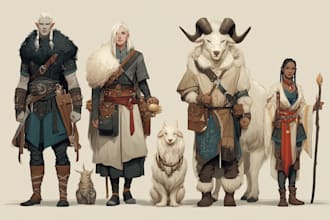 dnd character art and dnd character art