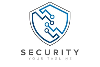 design a modern tech startup, saas and security logo