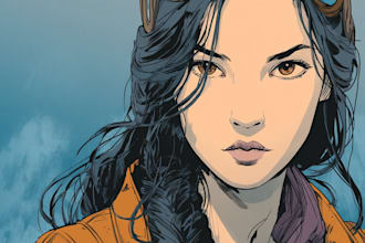 color your comic book and illustration
