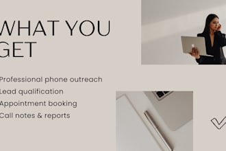do professional cold calling and appointment setting