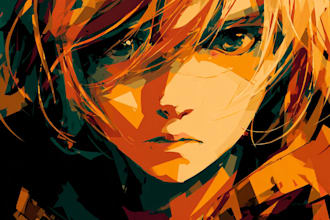draw anime character art illustration