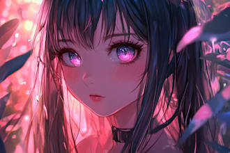 do a anime character