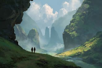 draw environment concept art