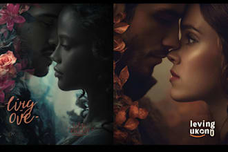 do a stunning romance book cover or an adult book cover