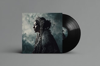 design a unique album cover art or single cover artwork