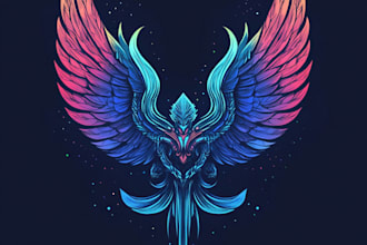 create logo designer anime, fantasy