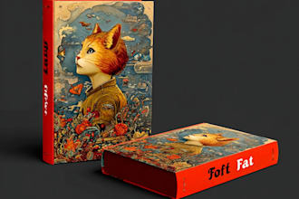 draw adorable kids book cover with playful cartoon art