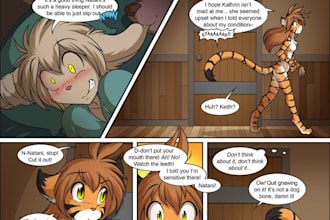 draw cute nsfw furry comic, erotic comic, oc furry, fursona oc comic illustrate