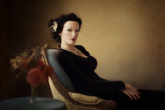 draw digital oil smudge painting from your photo