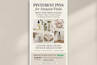 create clickworthy pinterest pins for amazon finds and affiliate marketing