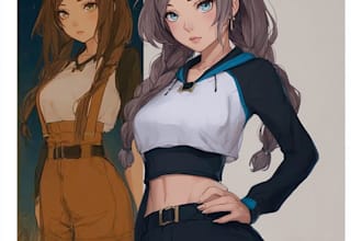 do a anime character and original character