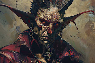 horror and fantasy horror character