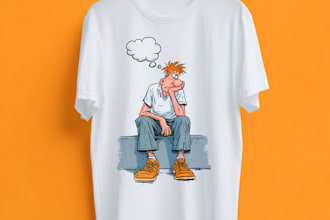 create a custom funny meme t shirt design for you