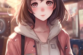 create amazing anime character for you