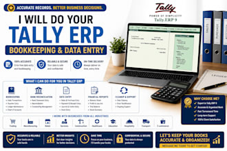 do tally erp bookkeeping and accurate accounting data entry