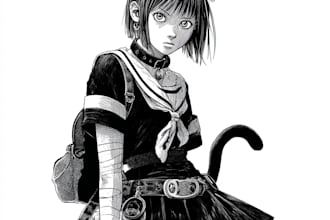 draw anything in japanese anime or manga style