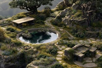 design stunning fantasy landscapes