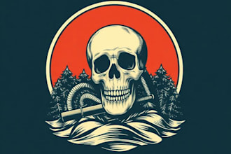 do unique custom vintage t shirt design