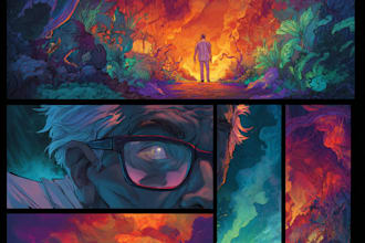 do comic pages illustration comic book page
