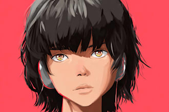 draw anime portrait or orginal character avatar for you pfp