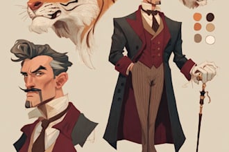 design original concept art and illustrations
