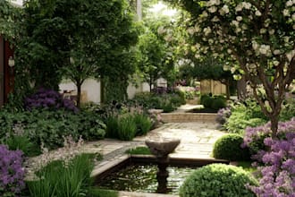 design and rendering your garden landscape