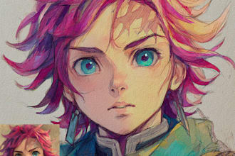 draw custom anime characters