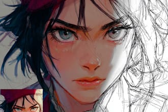 draw anime character art
