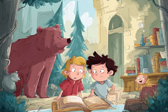 design children book illustration and children book cover