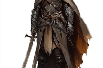 fantasy dnd character illustration