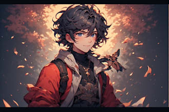 draw custom anime art of your oc, character, and fanart