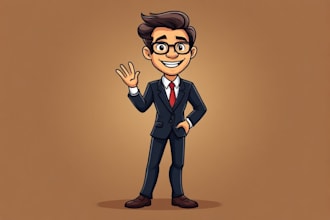 create custom business mascot character design