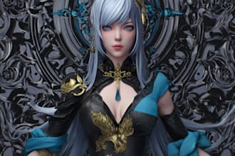 draw anime characters,furry and original characters
