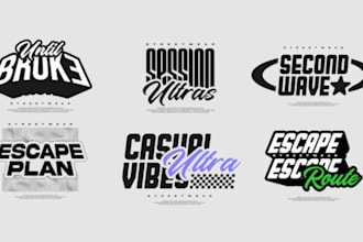 design streetwear urban logo for your brand in 24 hours