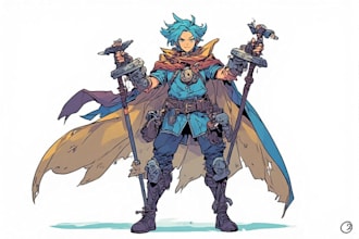design professional nft character art for you