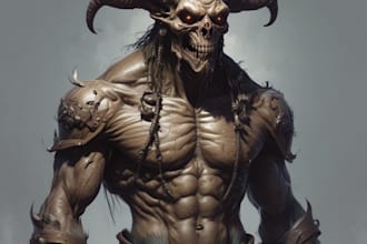 fantasy horror and fantasy horror character