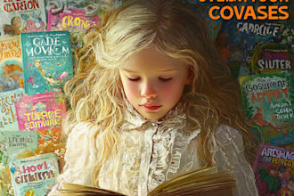 create magical children book covers with creative story art