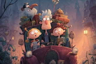 create preschool cartoon book cover cute learning style