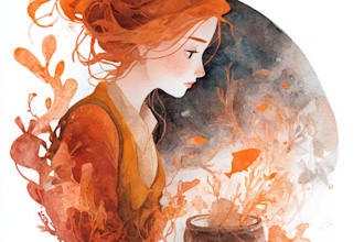 draw handmade watercolor illustration