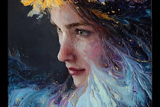 paint an oil replica of any painting with free shipping