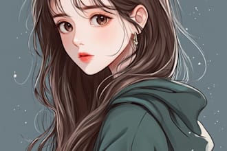 do a anime character