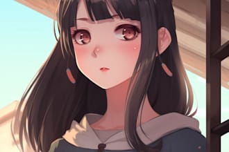 do a anime character