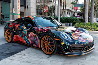 car wrap design, van wrap design, vehicle wrap, van wrap