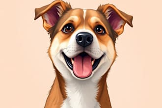 paint a custom pet portrait perfect for birthdays holidays and memorials