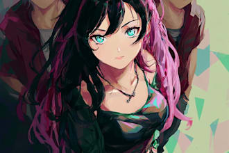 draw anime character art