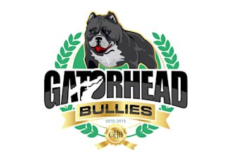 design a high quality bulldog military logo