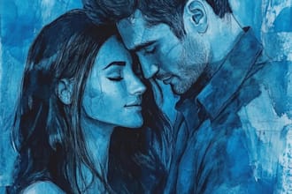 make couple portrait illustrations
