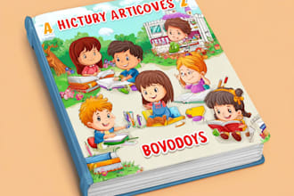 draw colorful children book illustrations and storybook