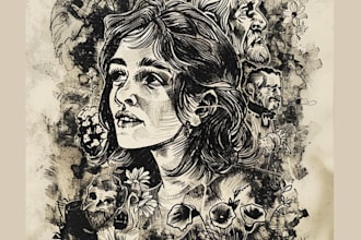 design vintage illustration retro tattoo art illustration